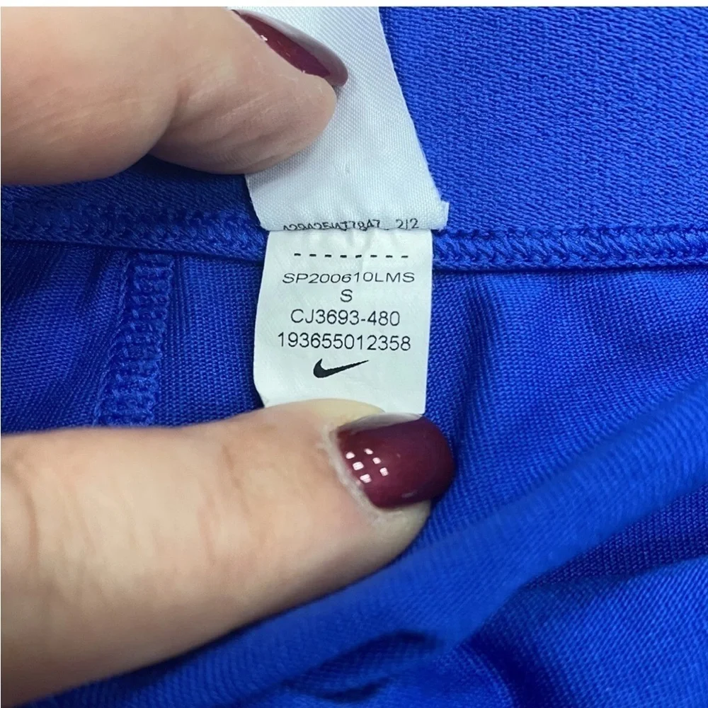 NIKE Women’s Athletic Leggings CJ3693-480 Game Royal Blue & Pink Size Small